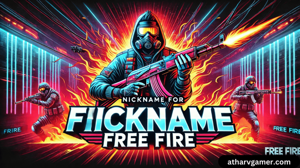 Nickname for Free Fire – बेहतरीन, अनोखे और स्टाइलिश नाम चुनें!