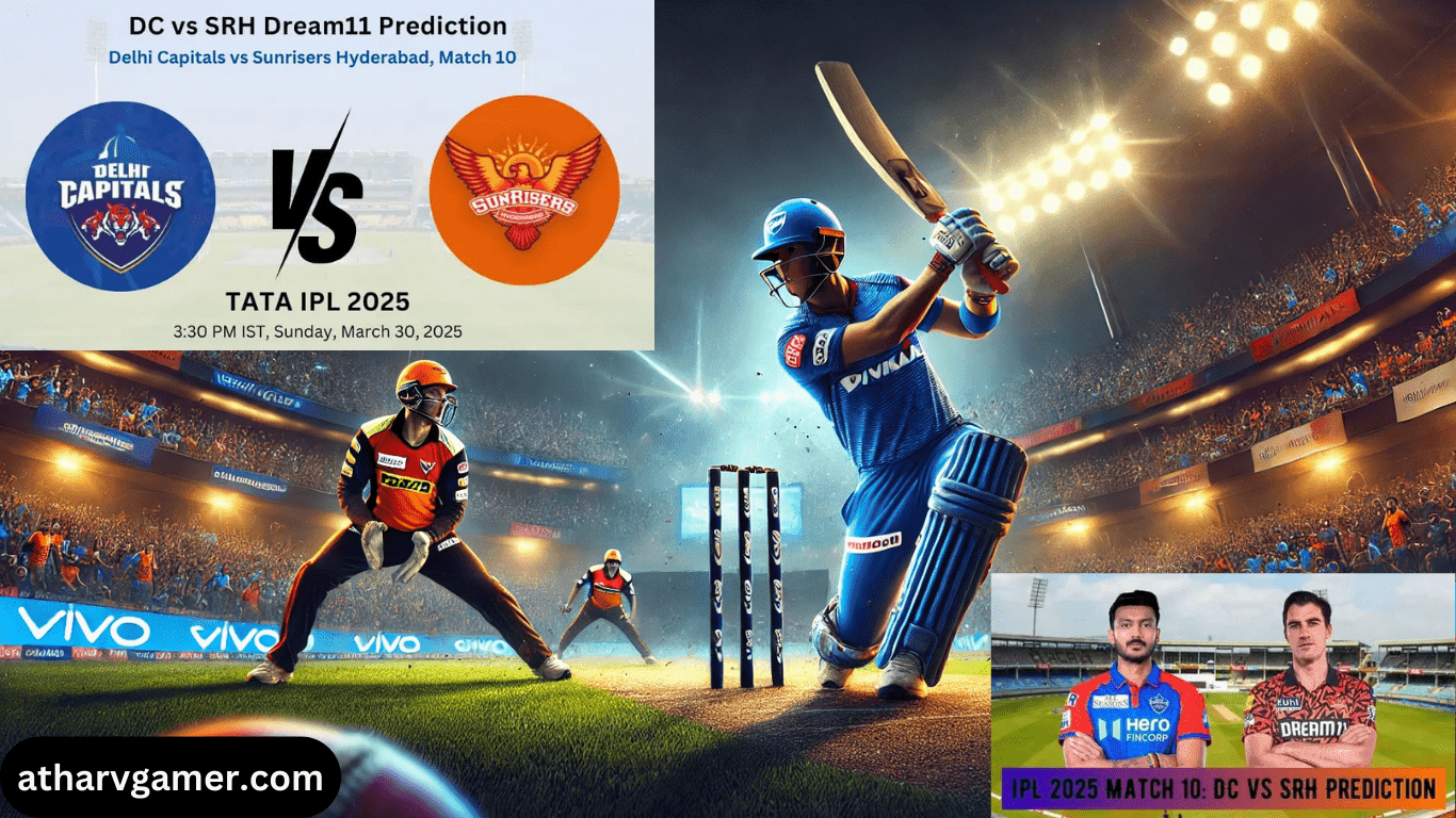 DC vs SRH Dream11 Prediction आज के मैच की बेस्ट फैंटेसी टीम और प्लेइंग 11